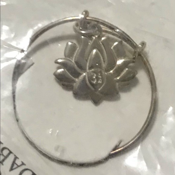 New inPackage Sterling Silver Alex & Ani Providence Collection Lotus Flower Ring - Picture 1 of 8